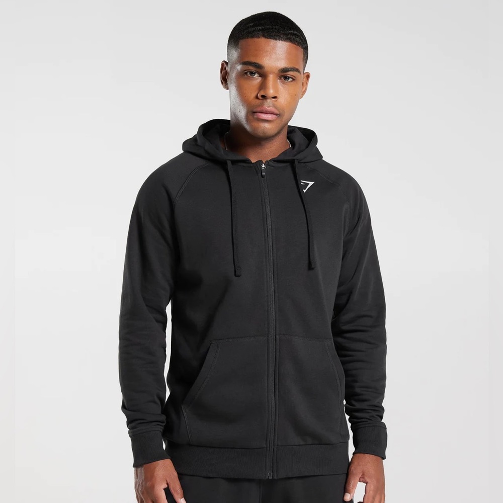 Gymshark Crest Zip Up Hoodie